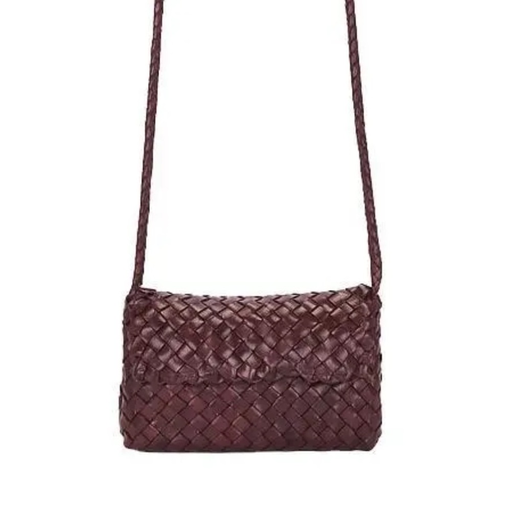 Loeffler Randall Vinnie Crossbody Bag in maroon